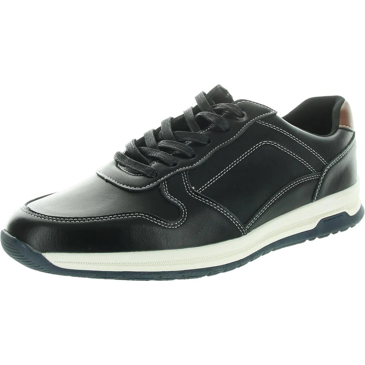 Haskel Mens Lace-Up Manmade Casual And Fashion Sneakers
