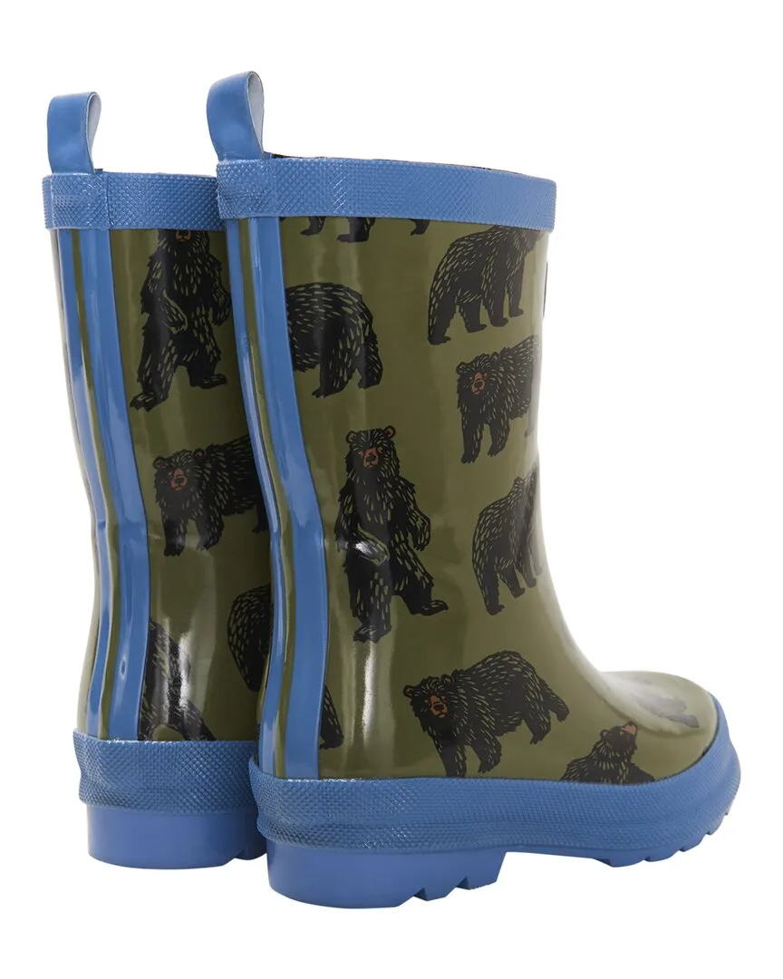 Hatley Wild Bears Shiny Rain Boot