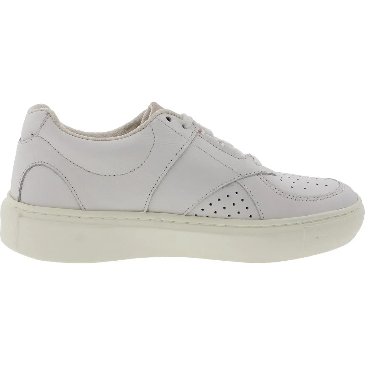 Highstreet X Womens Perforated Leather Casual And Fashion Sneakers
