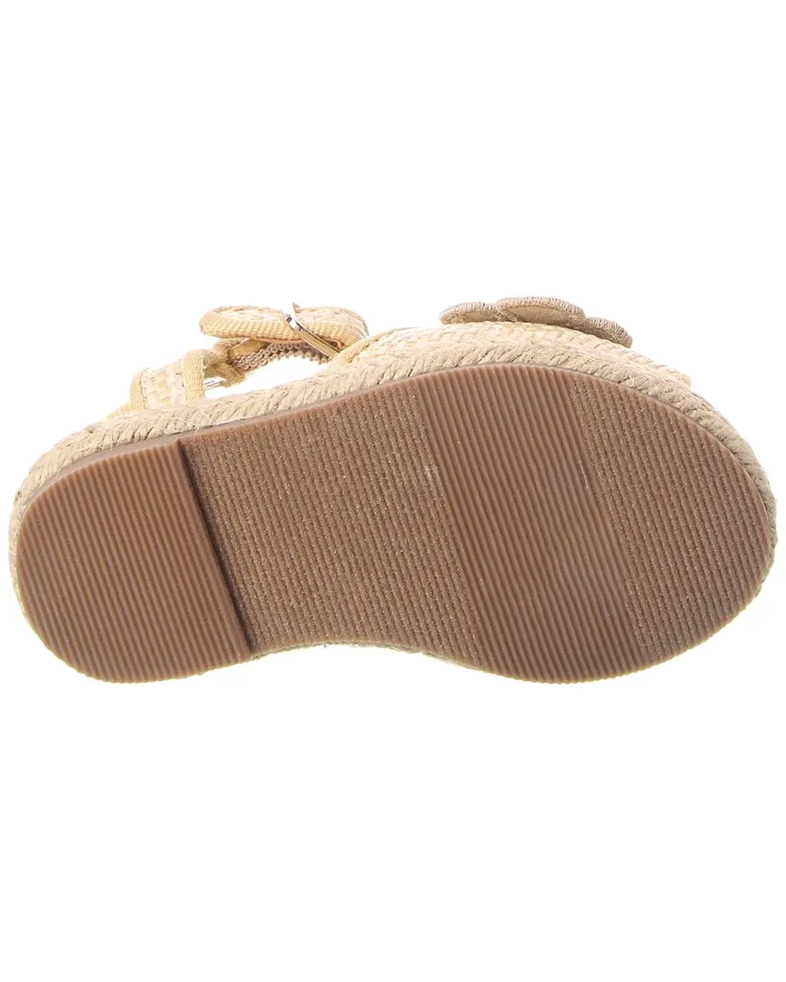 Janie and Jack Straw Flower Espadrille