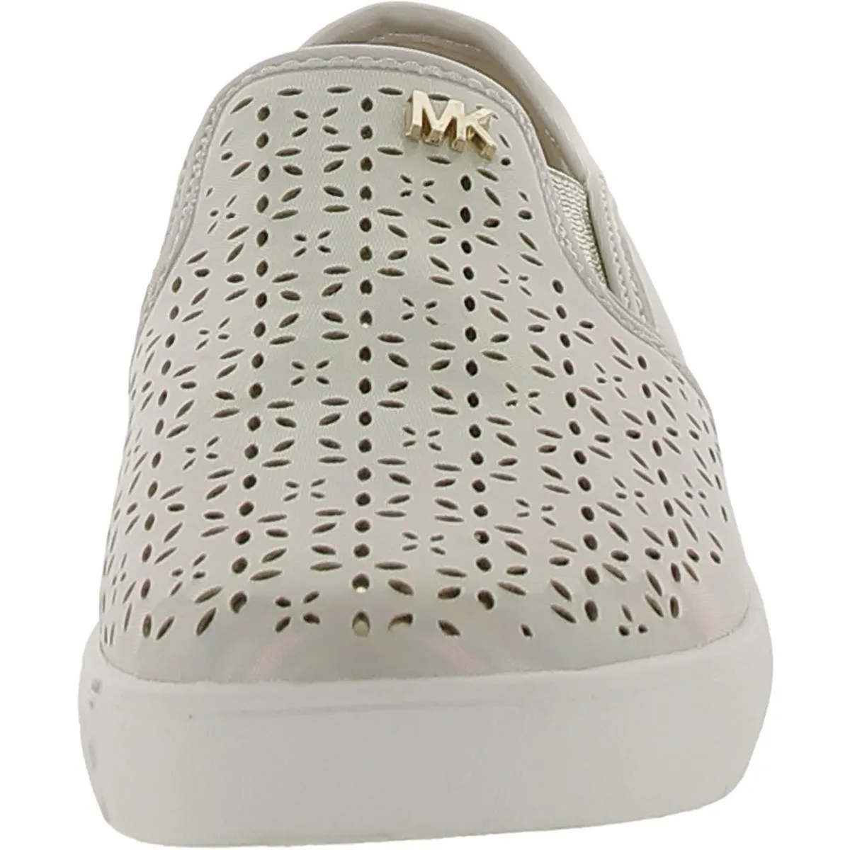 Jem Olivia II Girls Faux Leather Iridescent Slip-On Sneakers