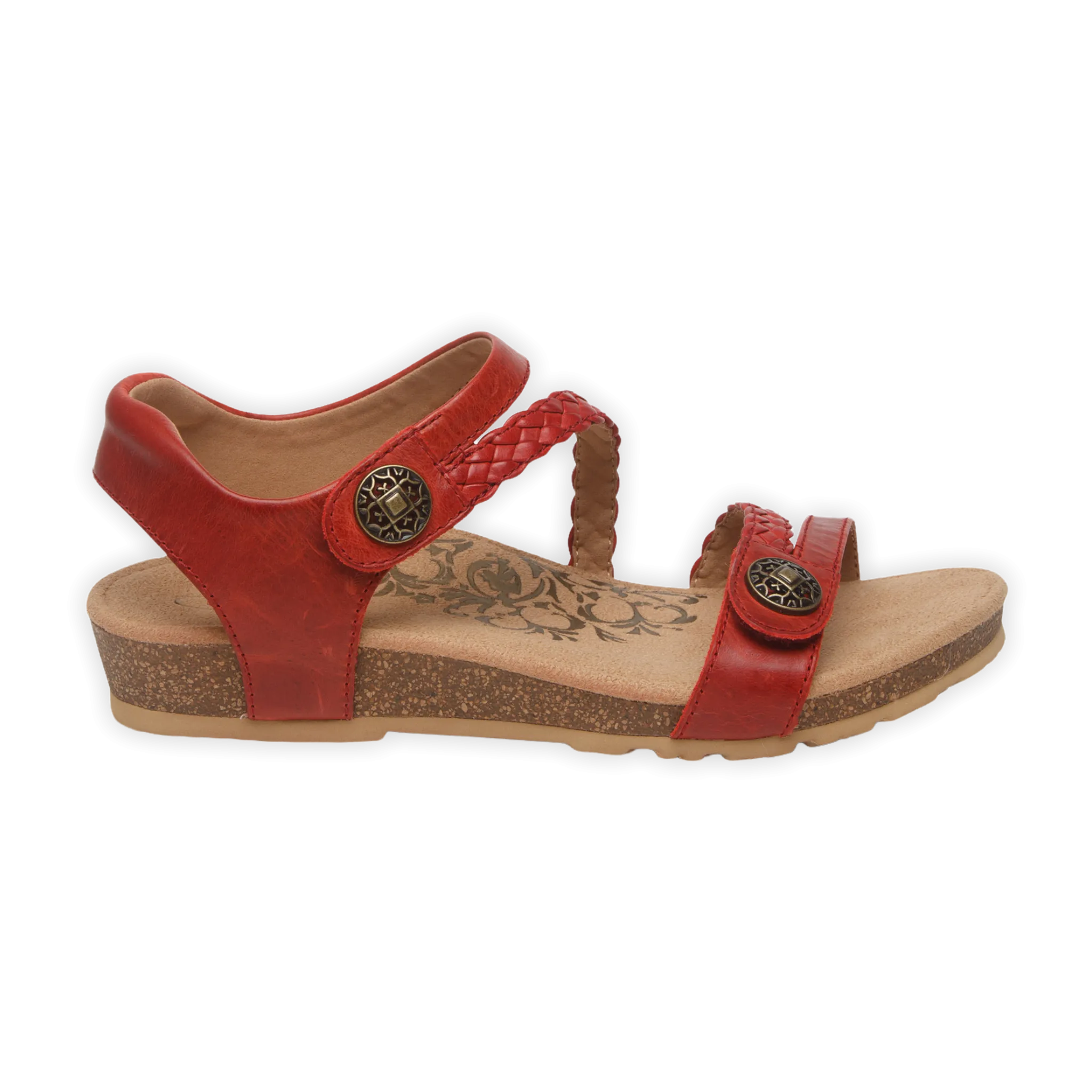 Jillian Braided Quarter Strap Sandal