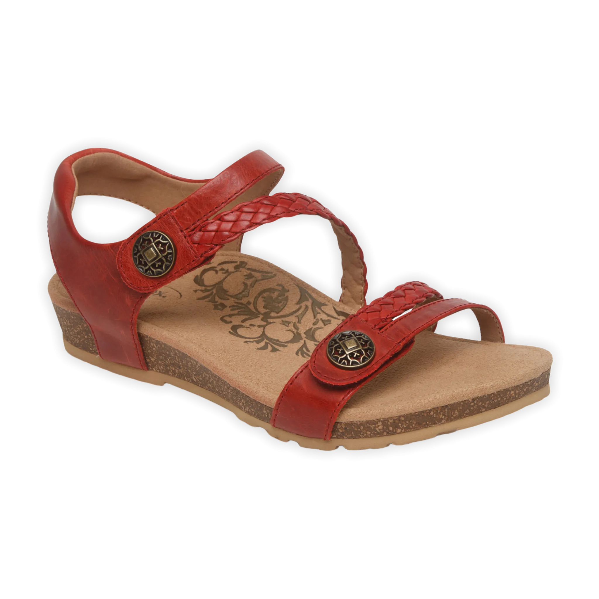 Jillian Braided Quarter Strap Sandal