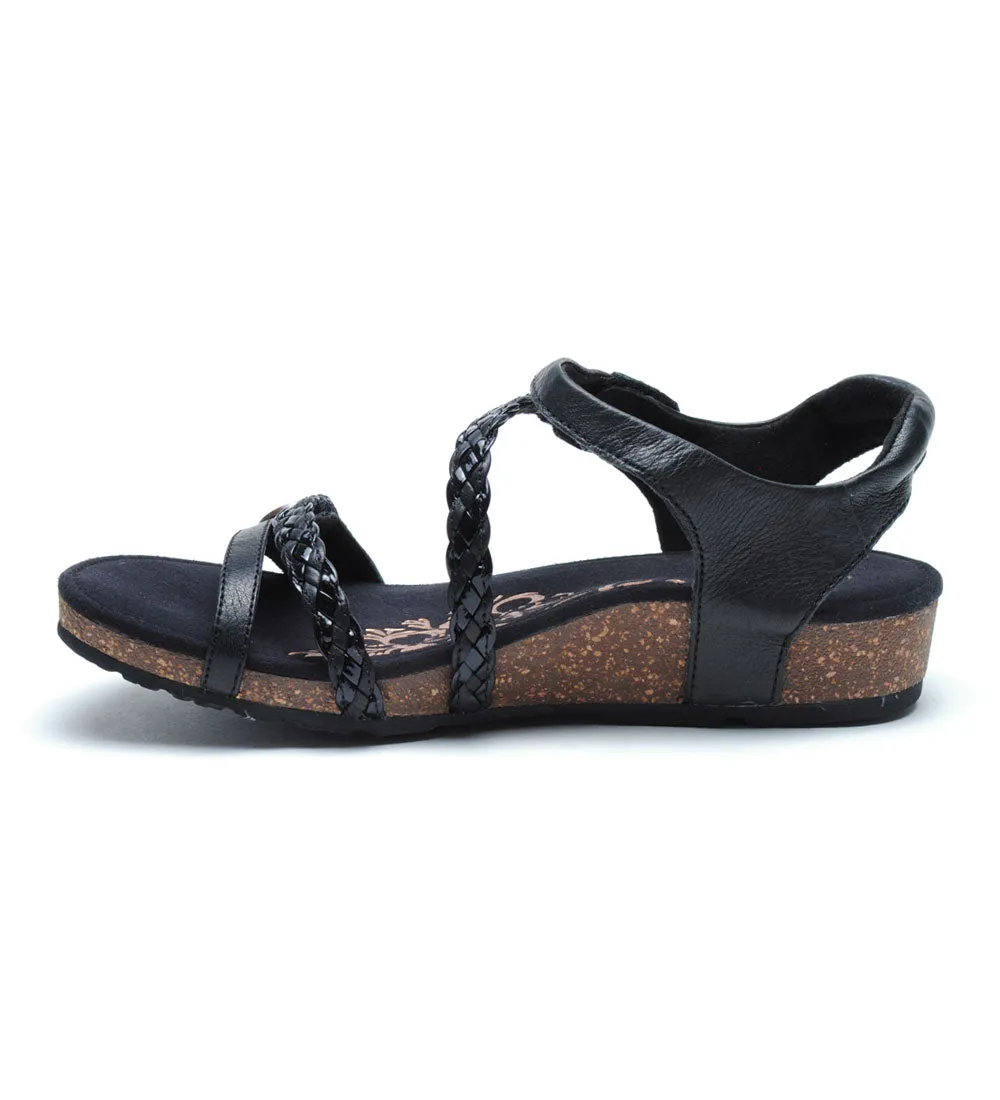 Jillian Braided Quarter Strap Sandal