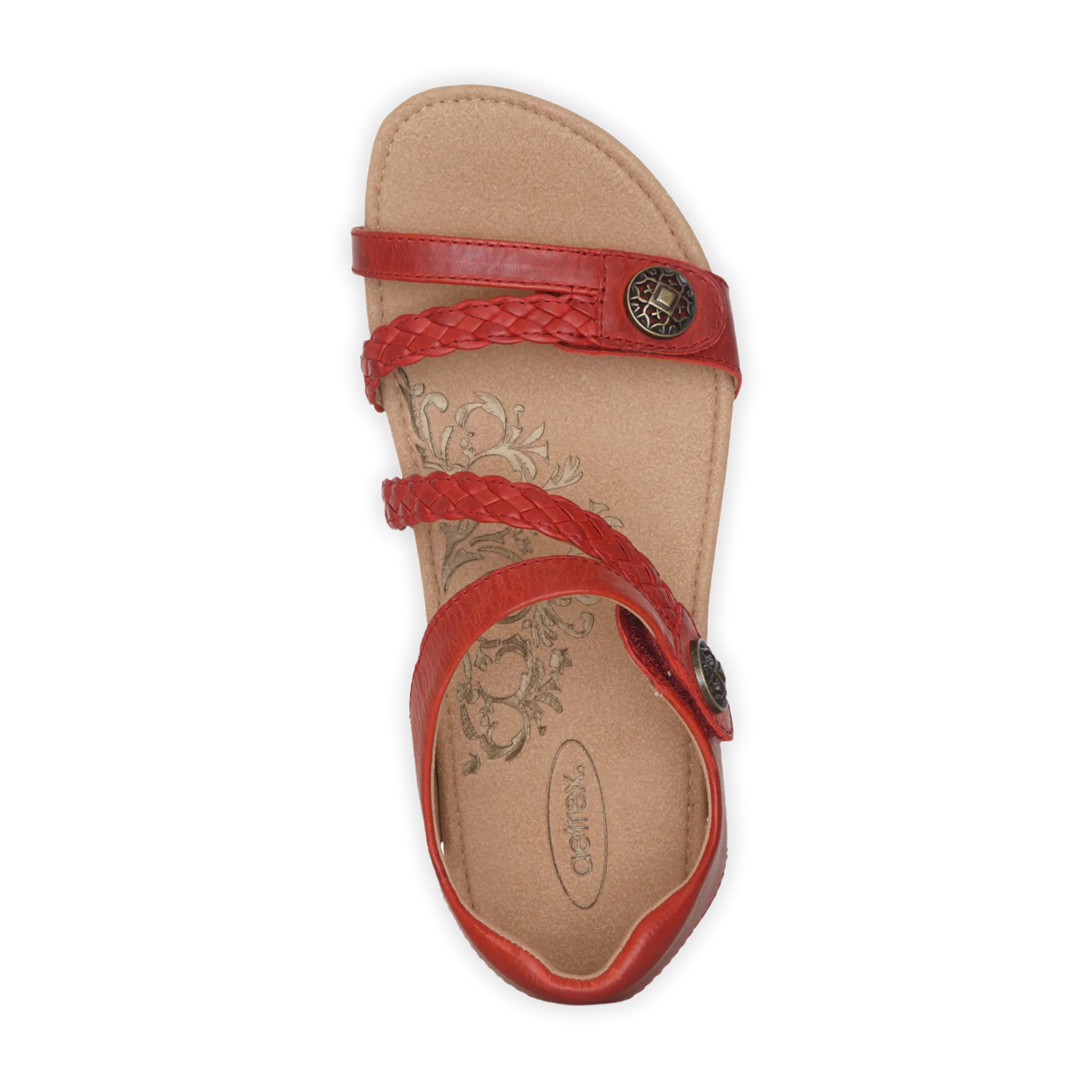 Jillian Braided Quarter Strap Sandal