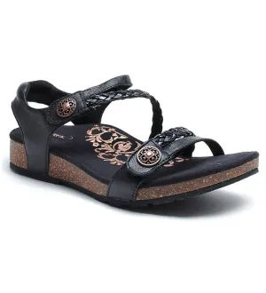 Jillian Braided Quarter Strap Sandal