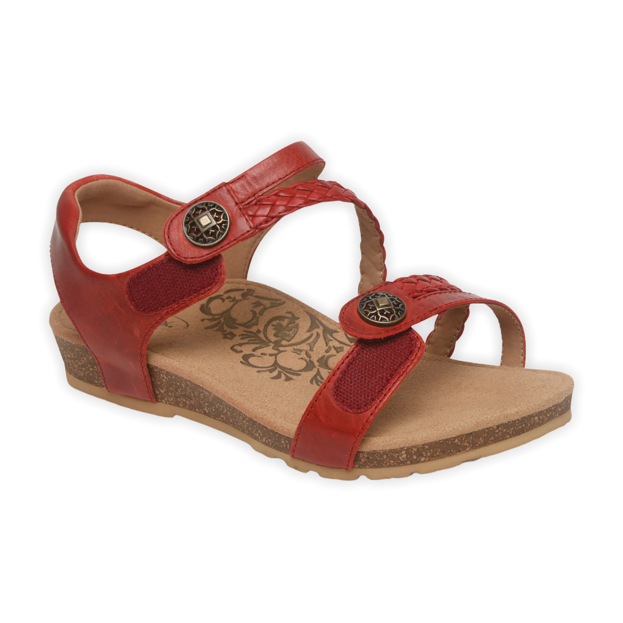 Jillian Braided Quarter Strap Sandal