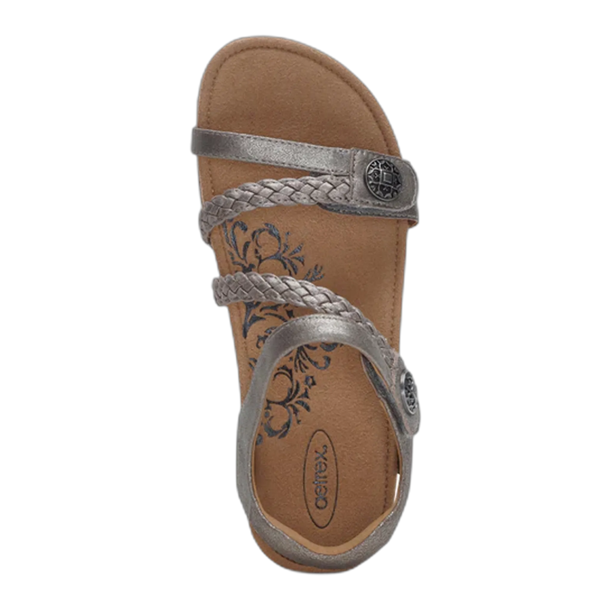 Jillian Braided Quarter Strap Sandal