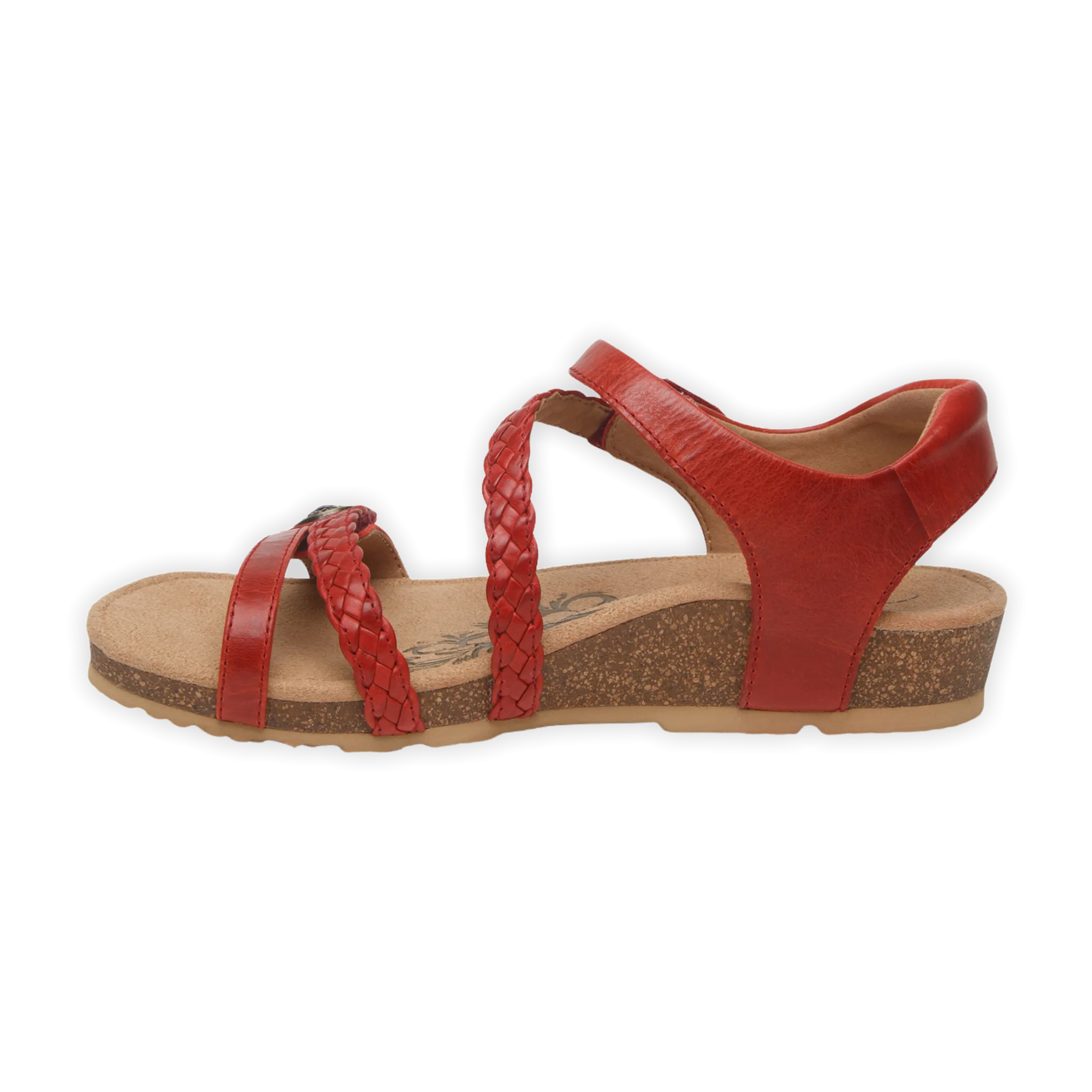 Jillian Braided Quarter Strap Sandal