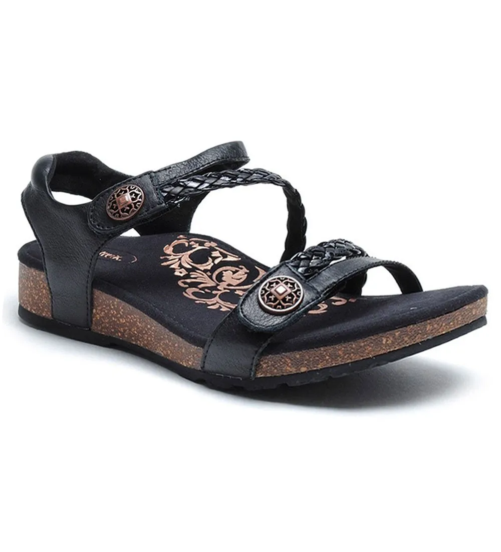 Jillian Braided Quarter Strap Sandal