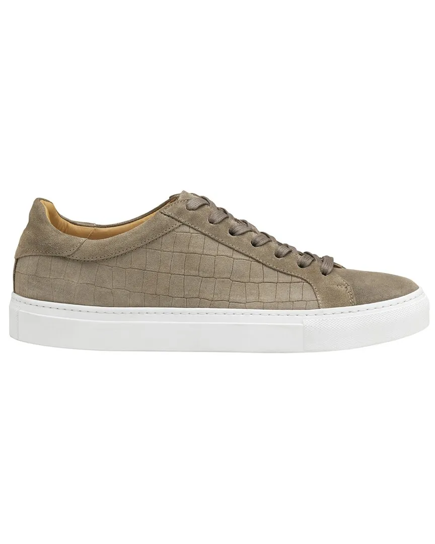 Johnston & Murphy Jake Lace-To-Toe Suede Sneaker
