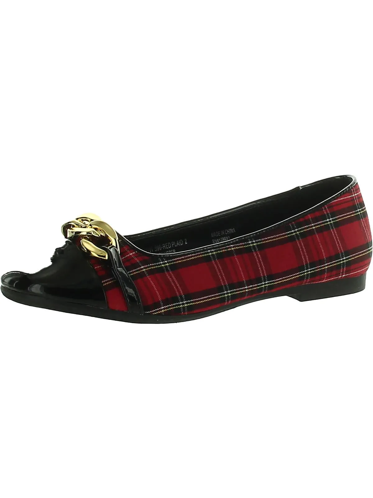 Jvivi Girls Little Kid Plaid Slip-On Shoes