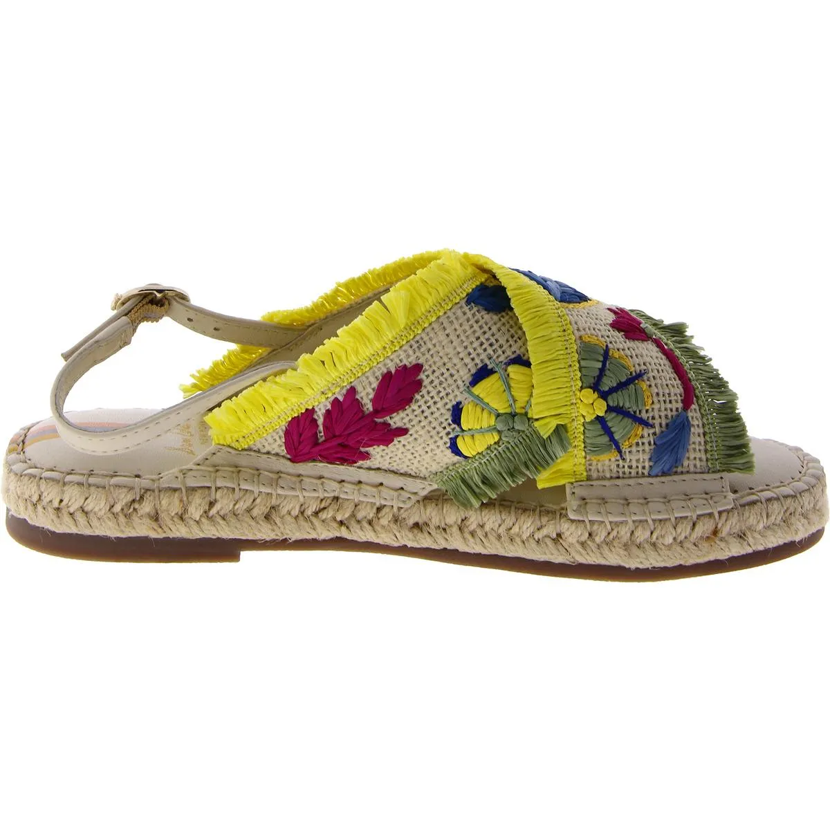 Kayden Girls Little Kid Embroidered Slingback Sandals