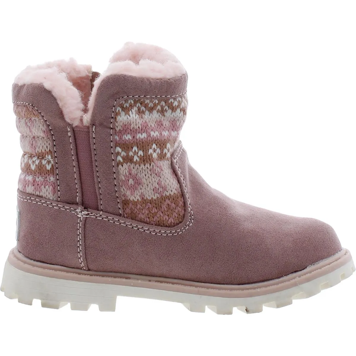 Kendal Girls Toddler Faux Suede Winter & Snow Boots