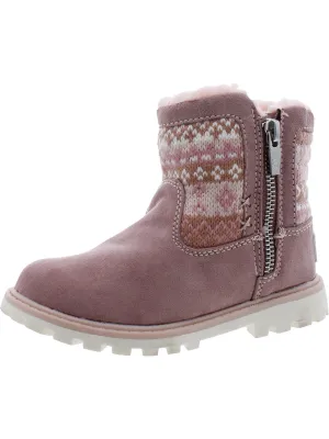 Kendal Girls Toddler Faux Suede Winter & Snow Boots