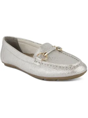 Kenleigh Womens Patent Slip-On Moccasins