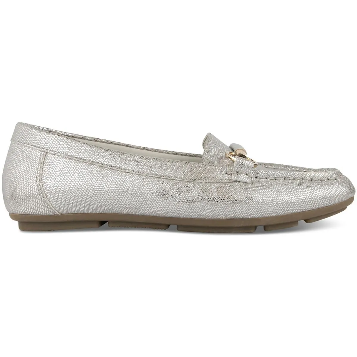 Kenleigh Womens Patent Slip-On Moccasins