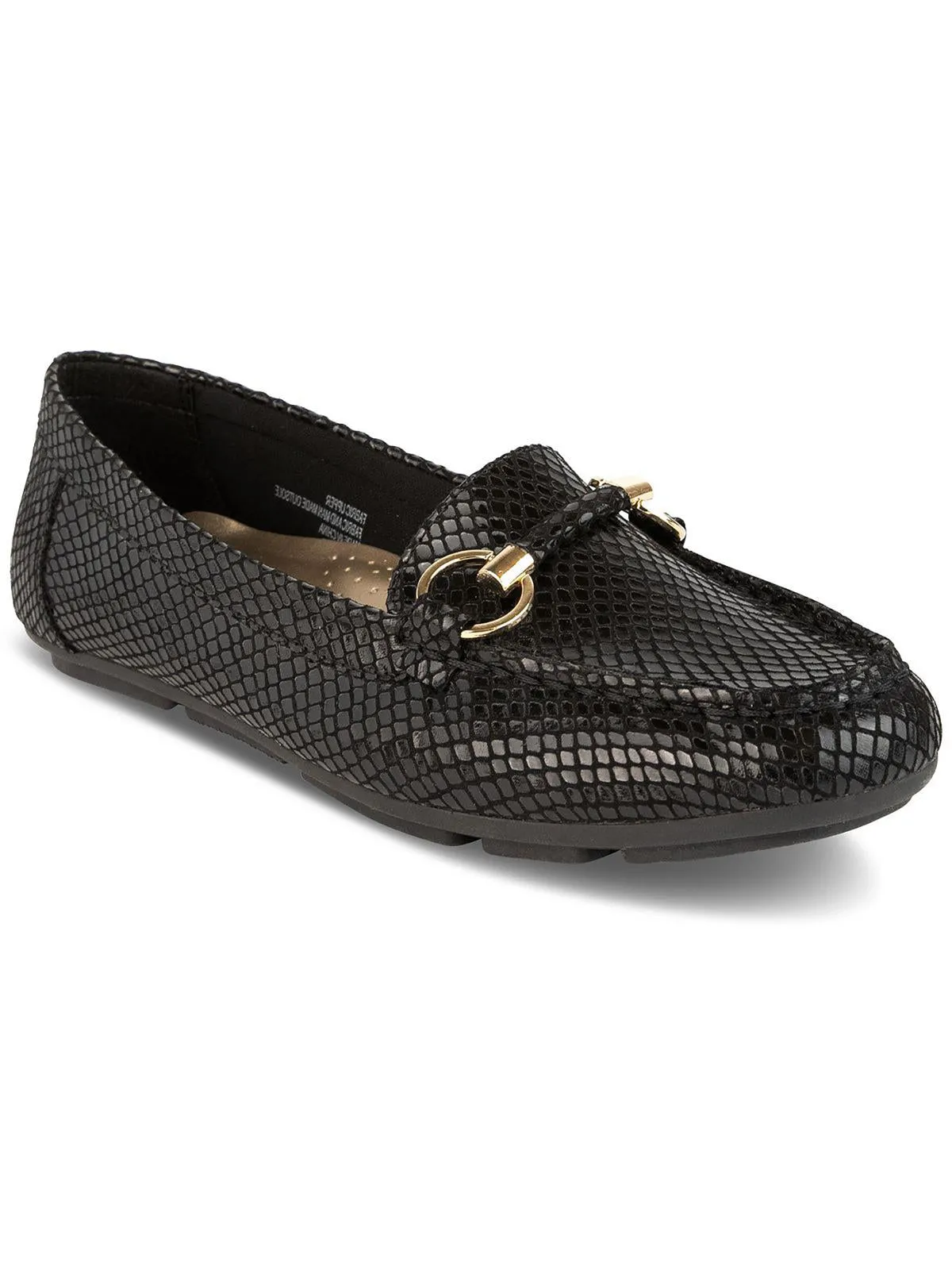 Kenleigh Womens Patent Slip-On Moccasins