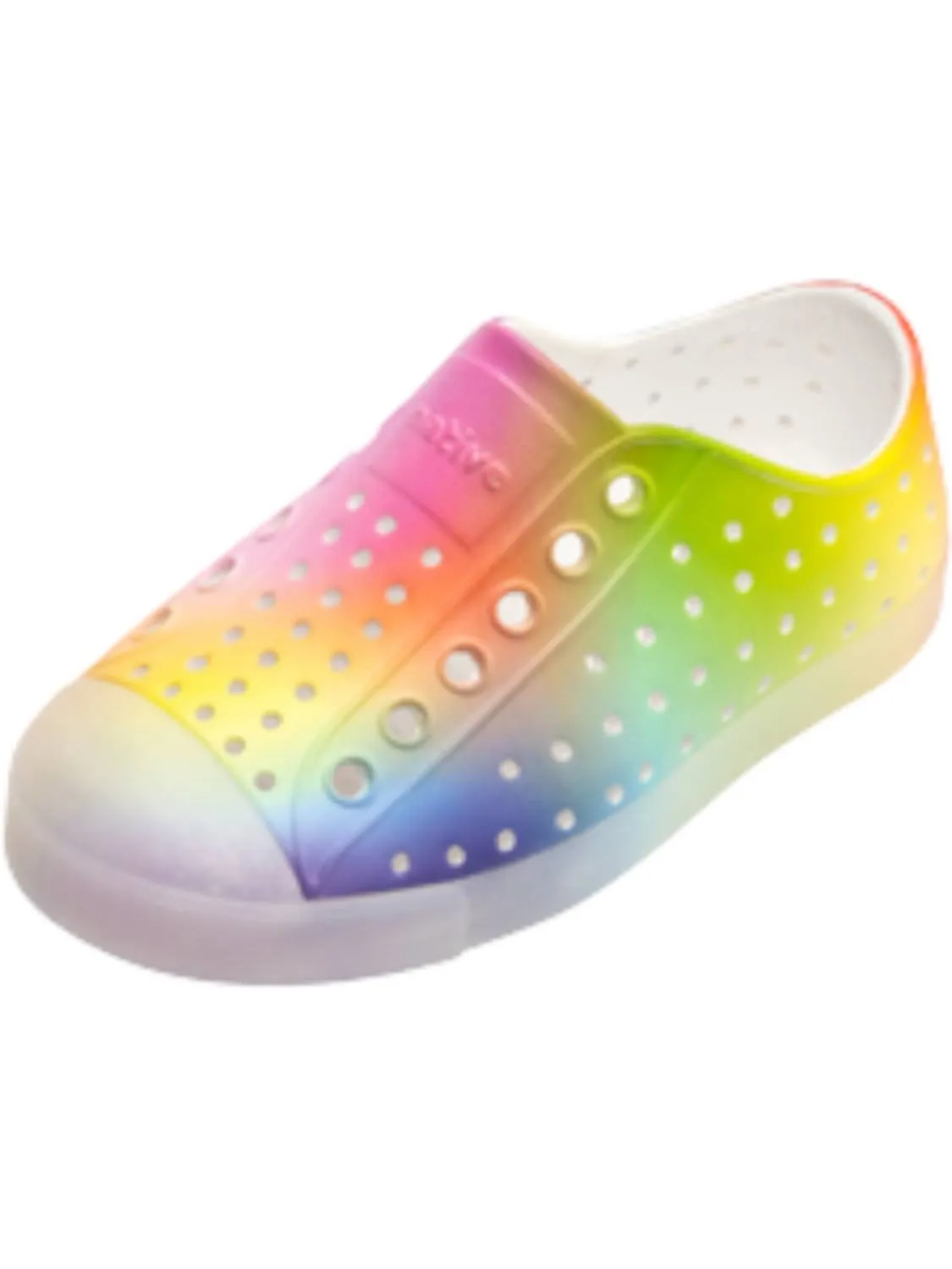 Kid's Jefferson Print Shoes In Translucent Rainbow