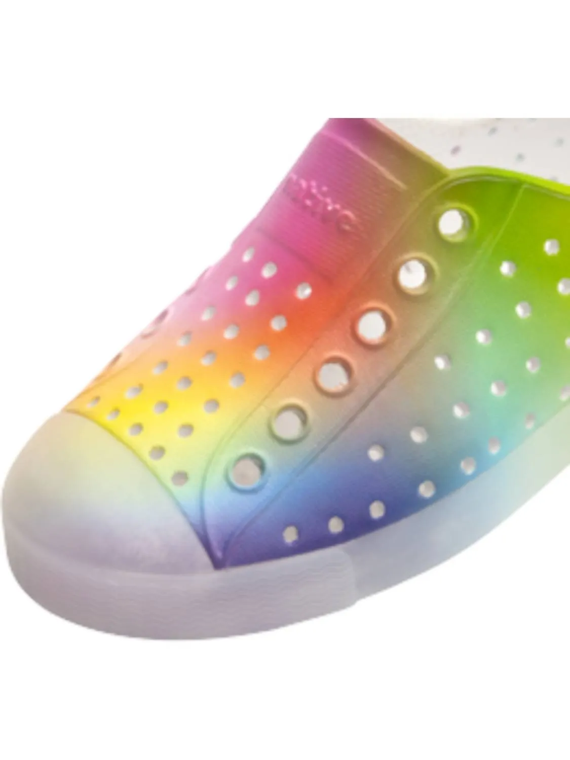 Kid's Jefferson Print Shoes In Translucent Rainbow