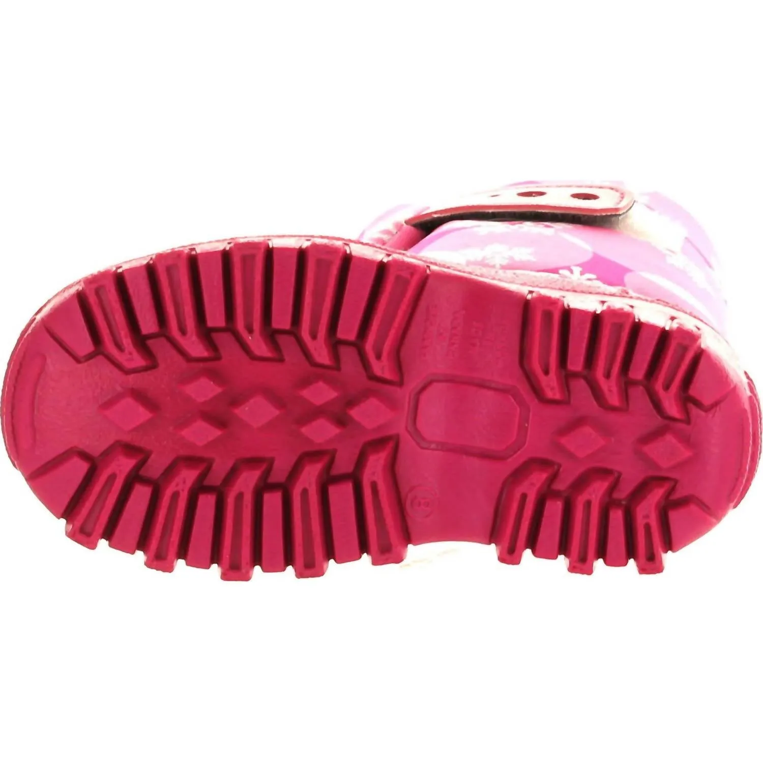 Kid's Teddy Snowflake Boots In Pink