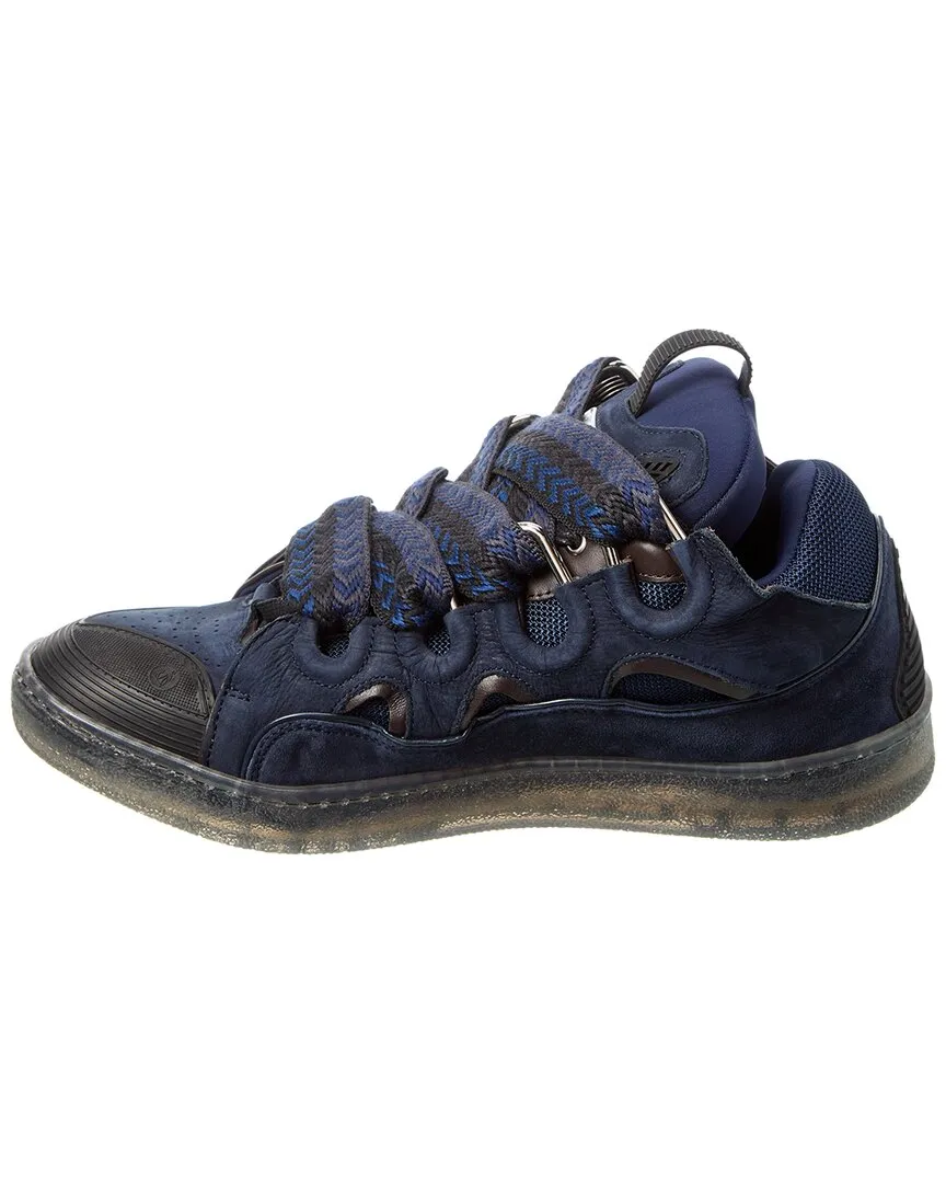 LANVIN Curb Suede Sneaker