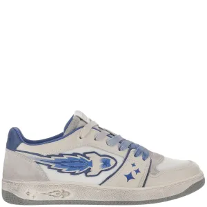 Leather And Mesh Rocket Sneakers