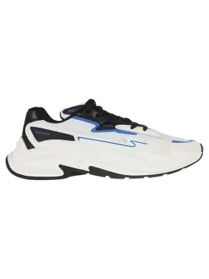 Leather And Nylon Run-Row Sneakers