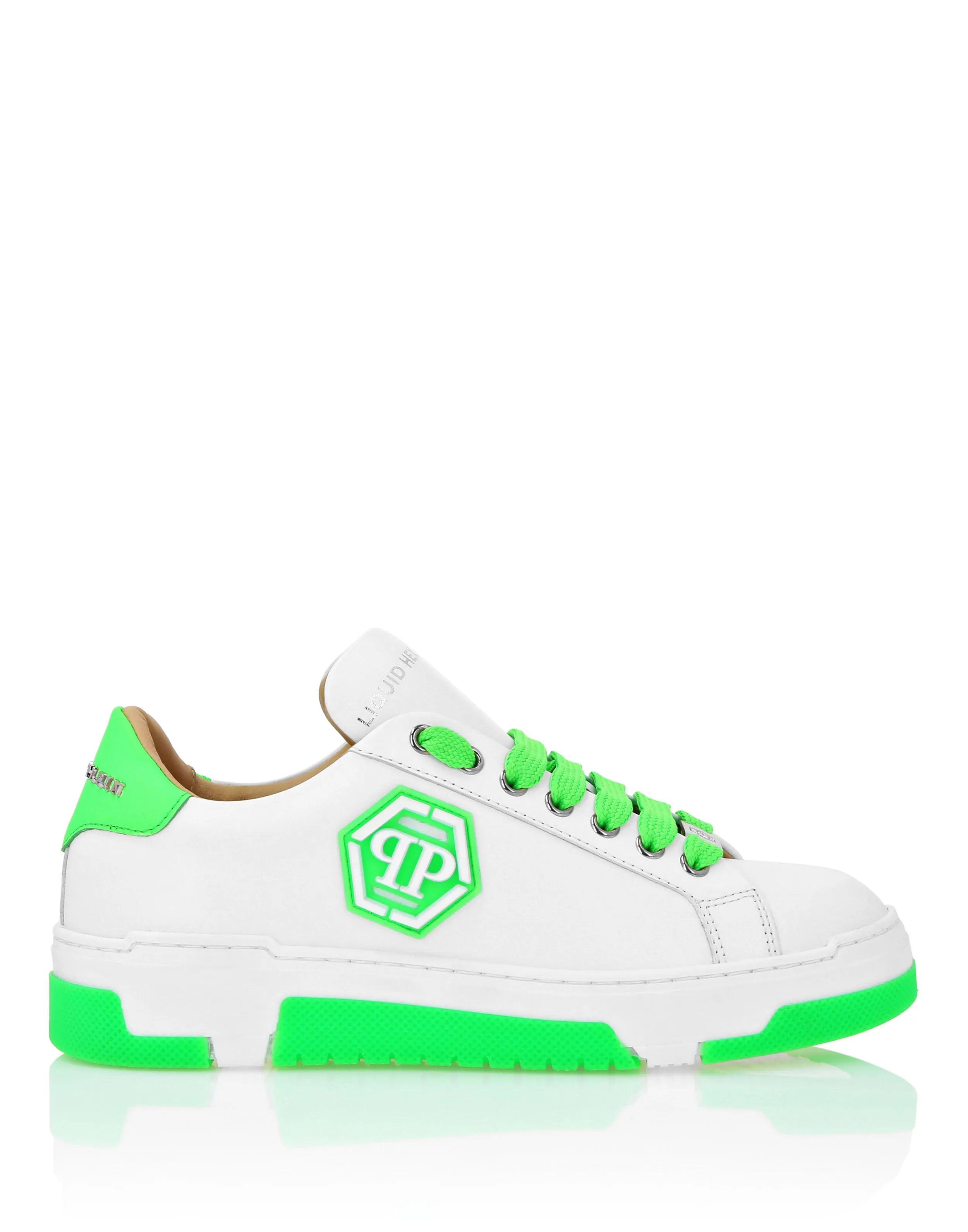 Leather Lo-Top Sneakers Hexagon