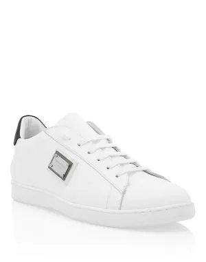 Leather Lo-Top Sneakers Philipp Plein TM