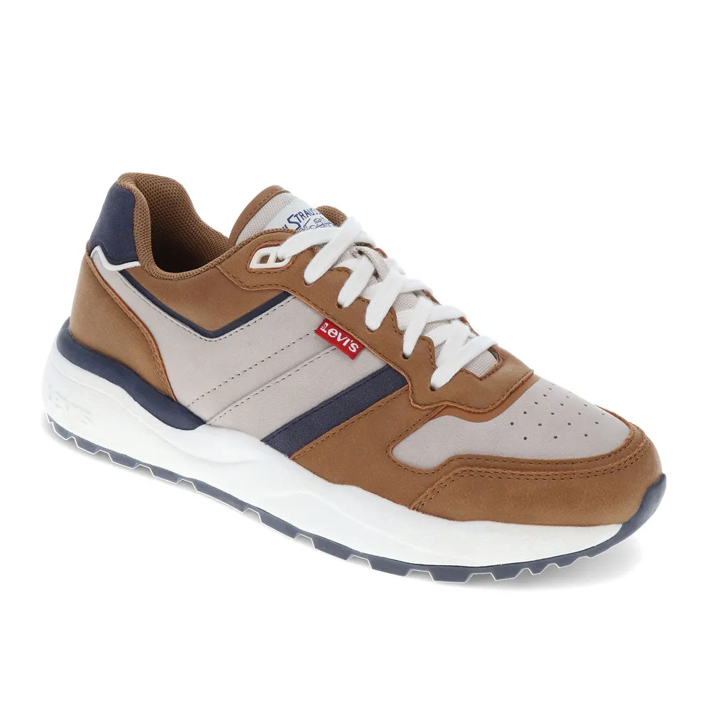Levi's Mens Dash Synthetic Leather Casual Lace Up Sneaker Shoe