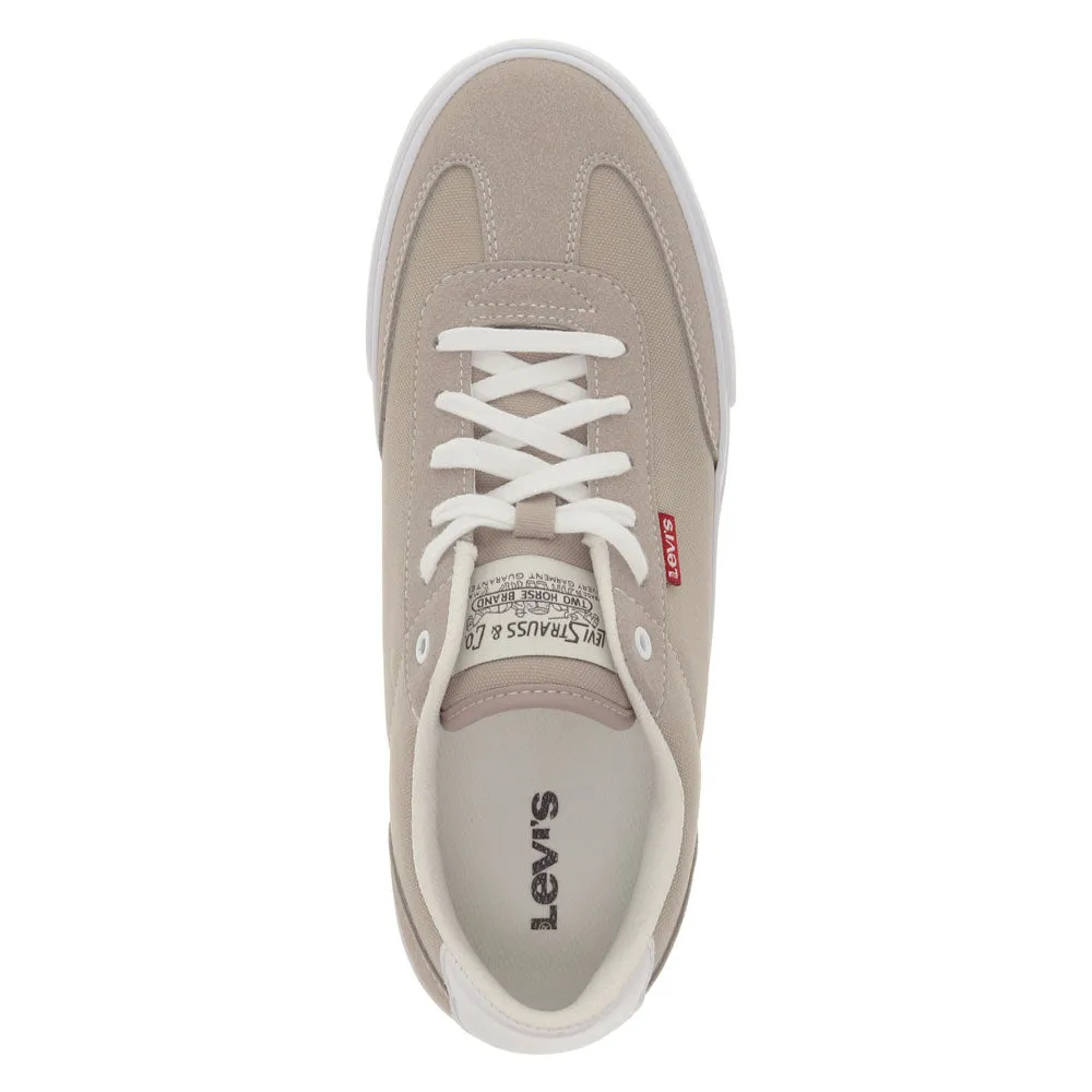 Levi's Mens Lux Vulc Textured Fabric Casual Lace Up Sneaker Shoe