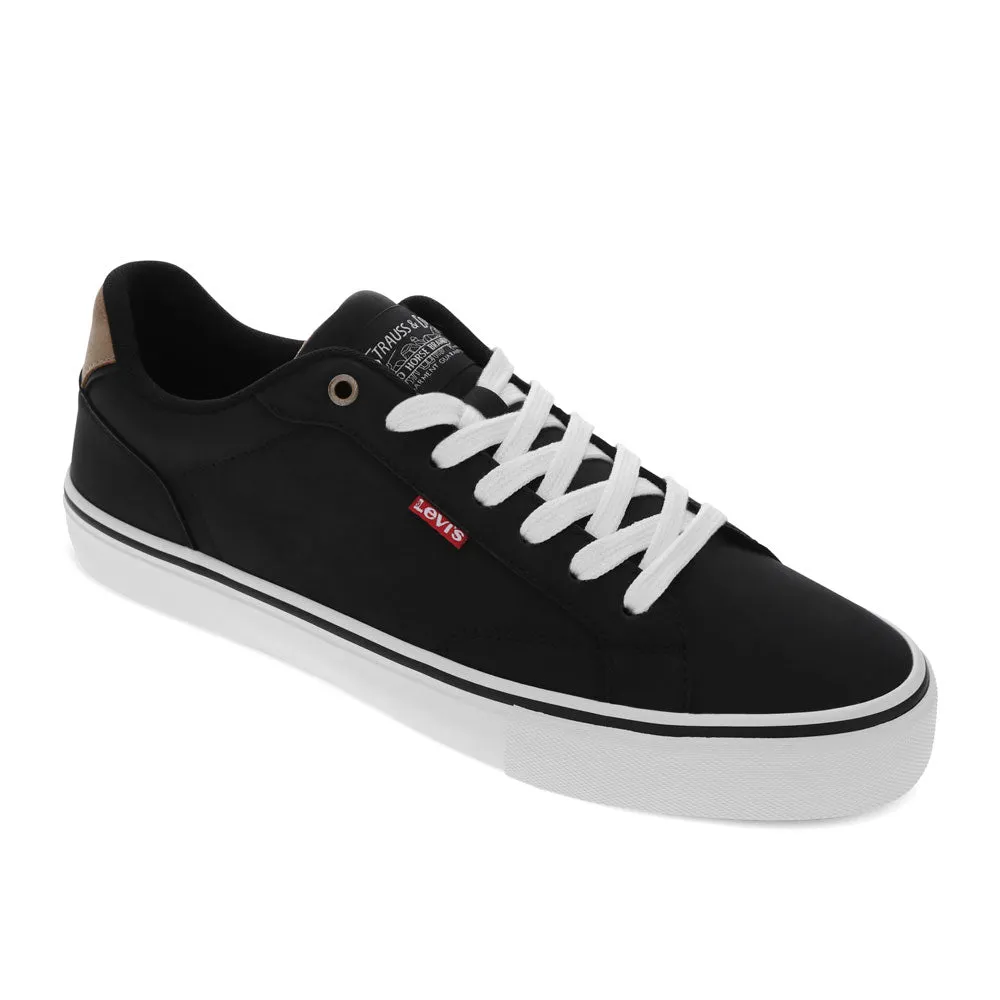Levi's Mens Vince Synthetic Leather Casual Lace Up Sneaker Shoe