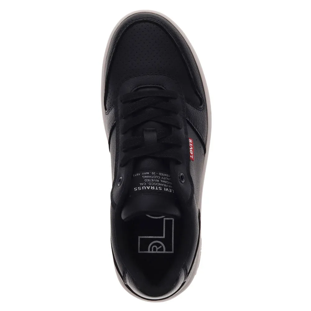Levi's Womens Drive Lo Synthetic Leather Casual Lace Up Sneaker Shoe