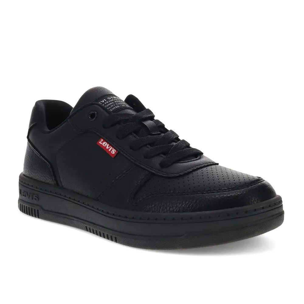 Levi's Womens Drive Lo Synthetic Leather Casual Lace Up Sneaker Shoe
