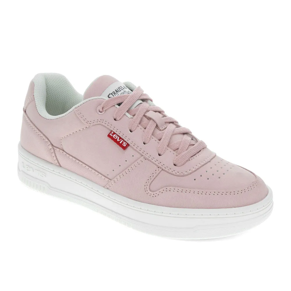 Levi's Womens Drive Lo Synthetic Leather Casual Lace Up Sneaker Shoe