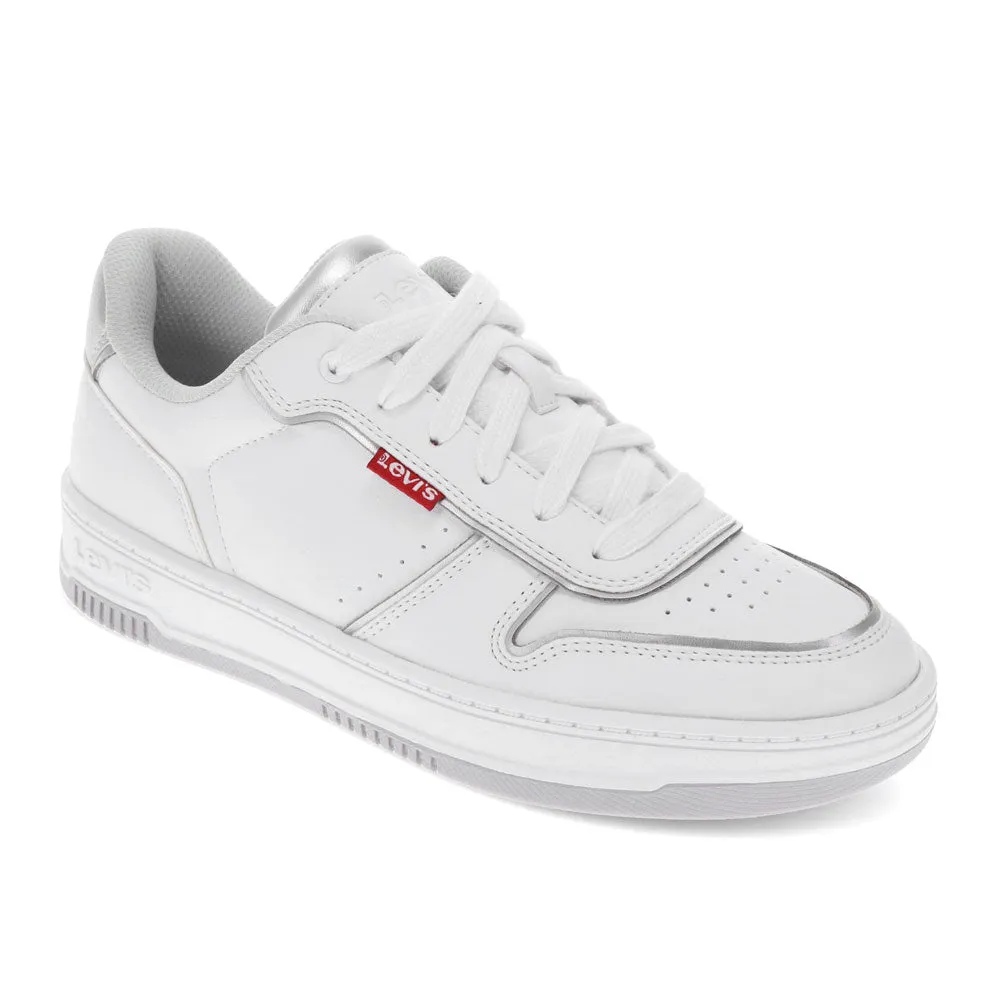 Levi's Womens Drive Lo Synthetic Leather Casual Lace Up Sneaker Shoe