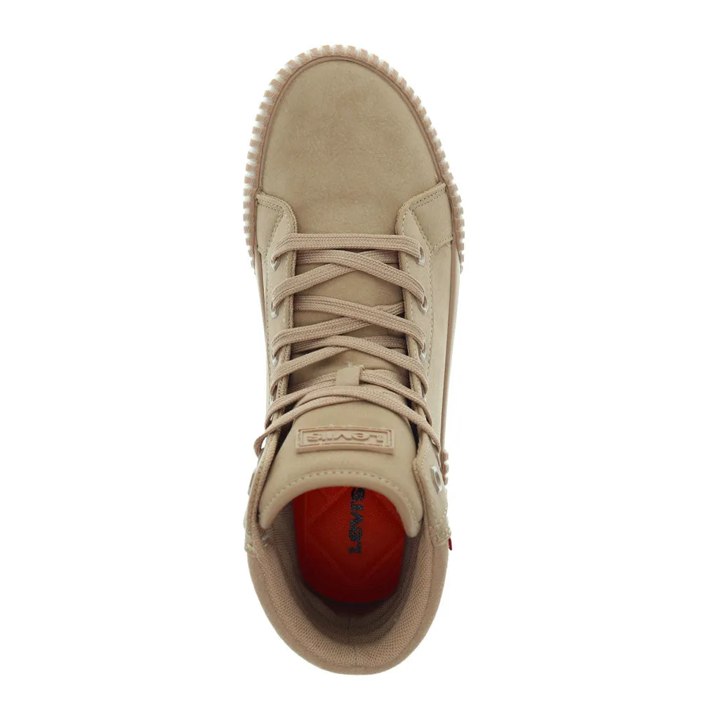 Levi's Womens Olivia Trek 2 Hightop Platform Sneaker Shoe