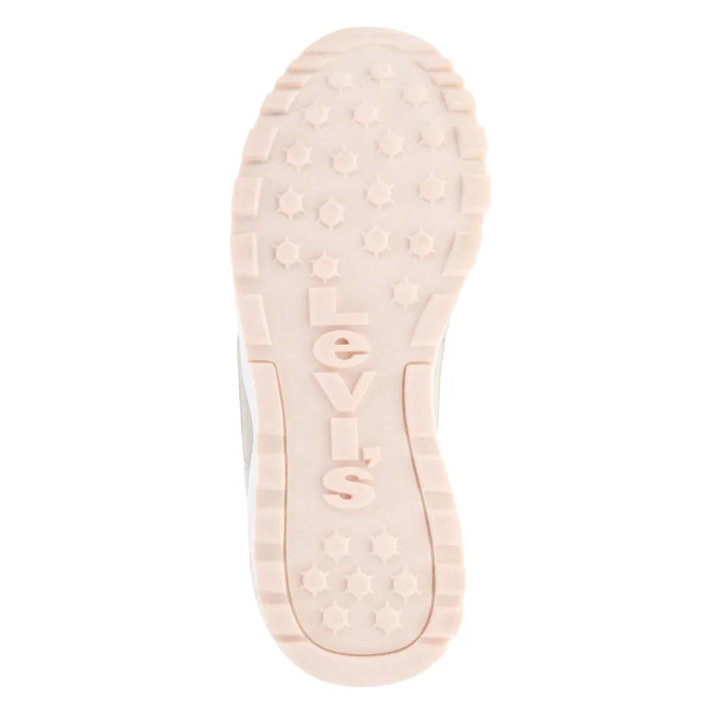 Levi's Womens Skye Synthetic Leather Casual Lace Up Sneaker Shoe