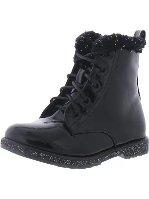 Little Symone Girls Lace-Up Ankle Boots