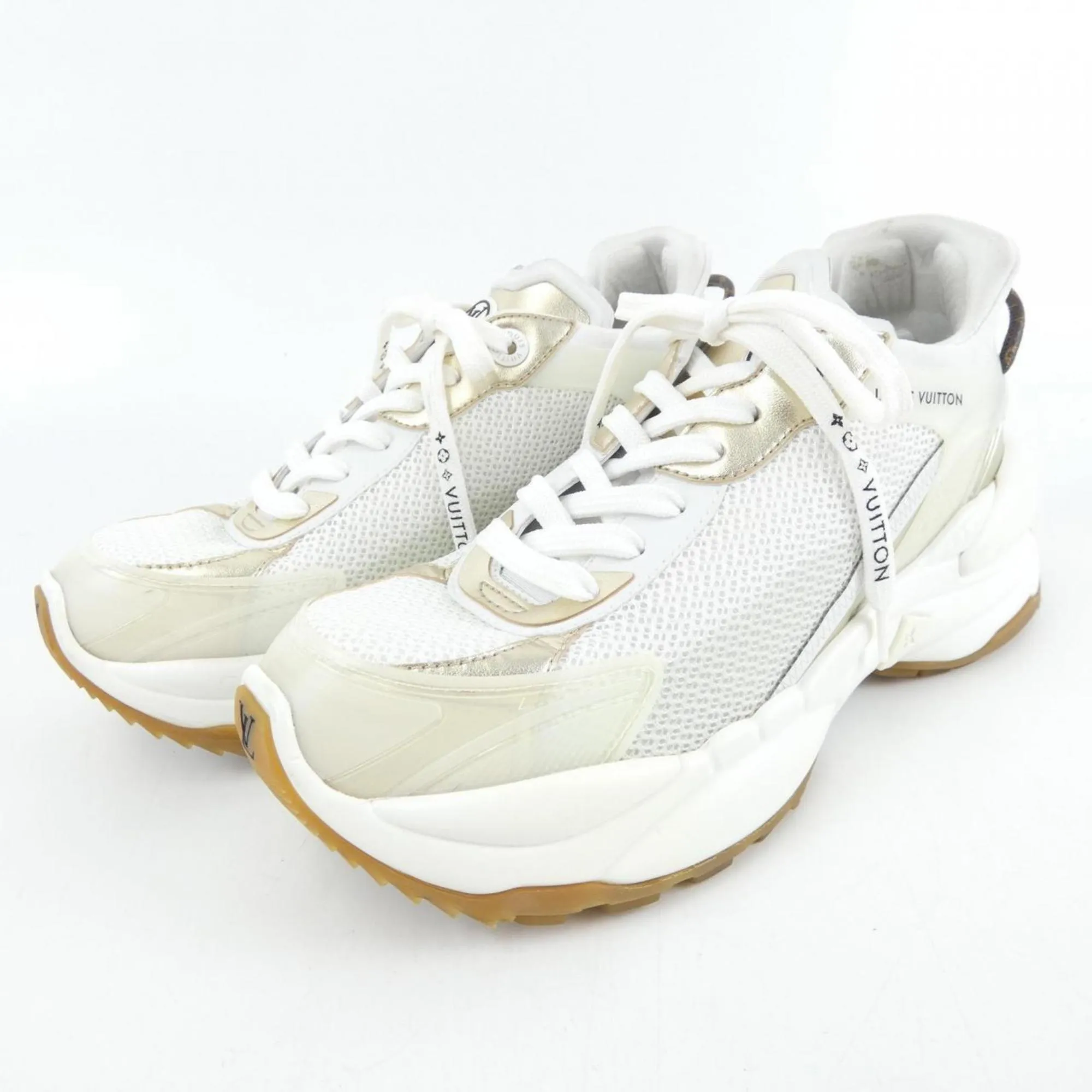 Louis Vuitton gold Sneakers (Pre-Owned)