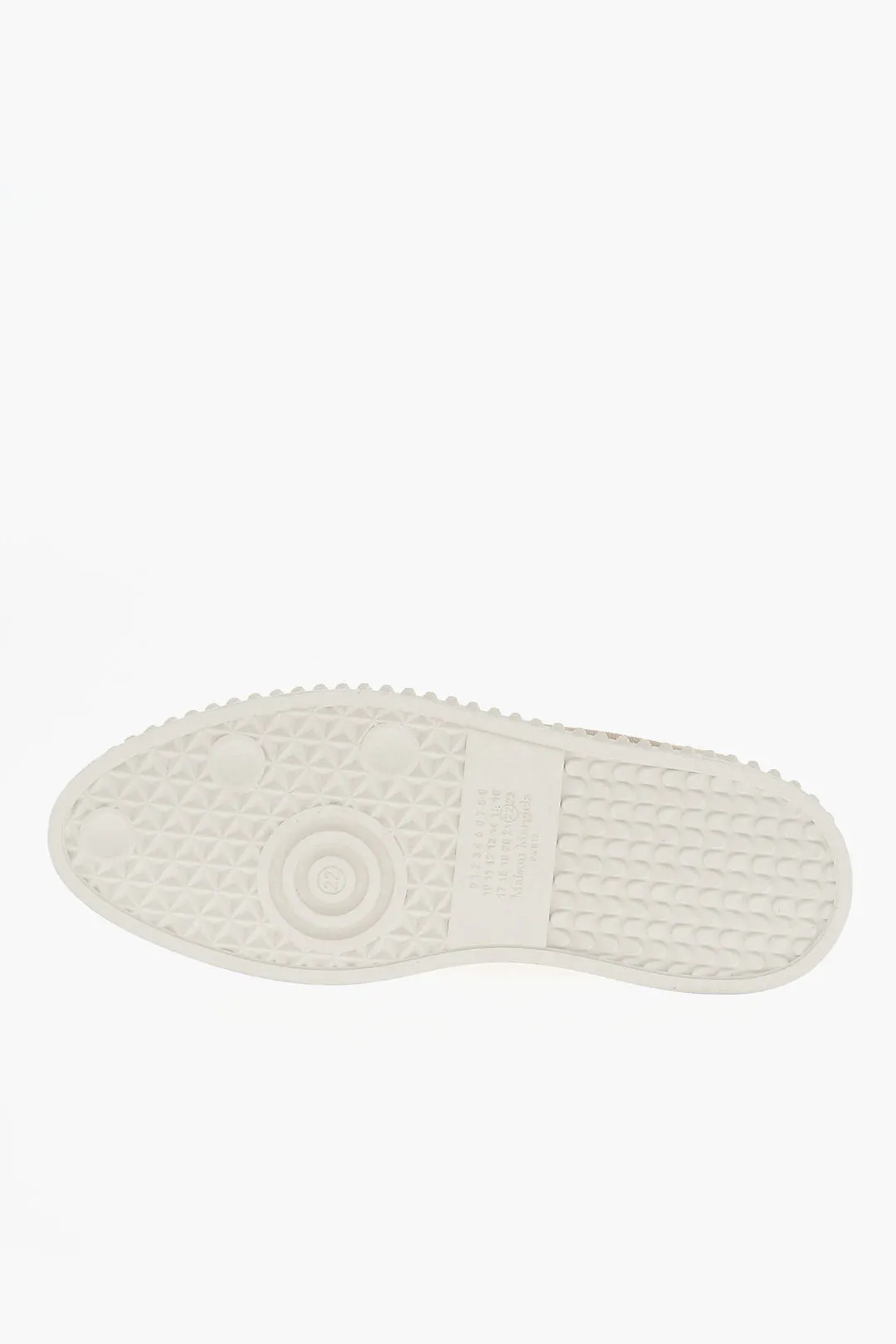 Maison Margiela Mm22 Canvas High-Top Sneakers With Rubber Sole