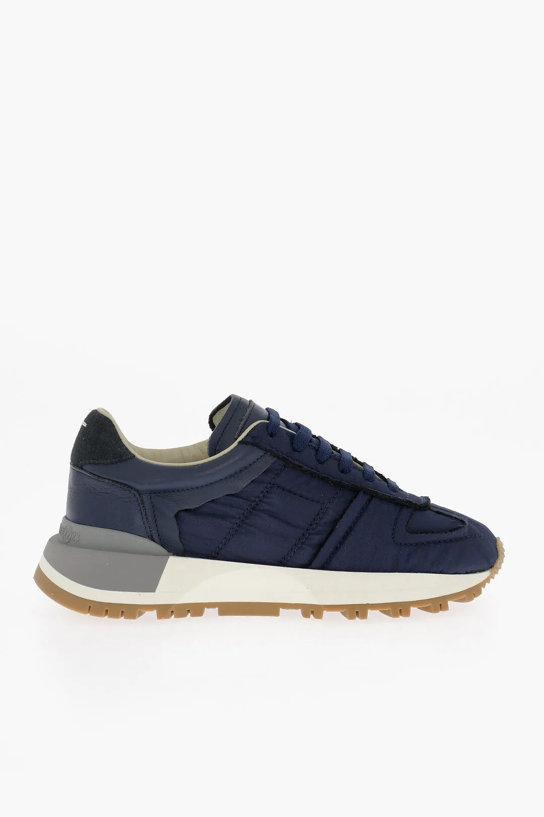 Maison Margiela Mm22 Lace-Up Sneakers With Fringed Detail
