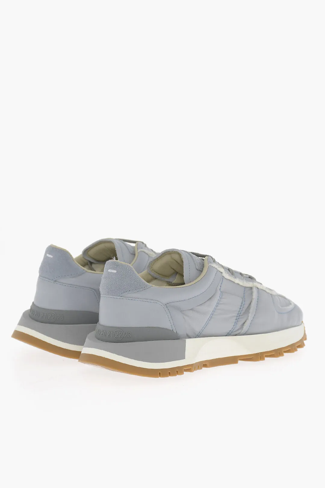 Maison Margiela Mm22 Quilted Fabric Sneakers With Rubber Sole