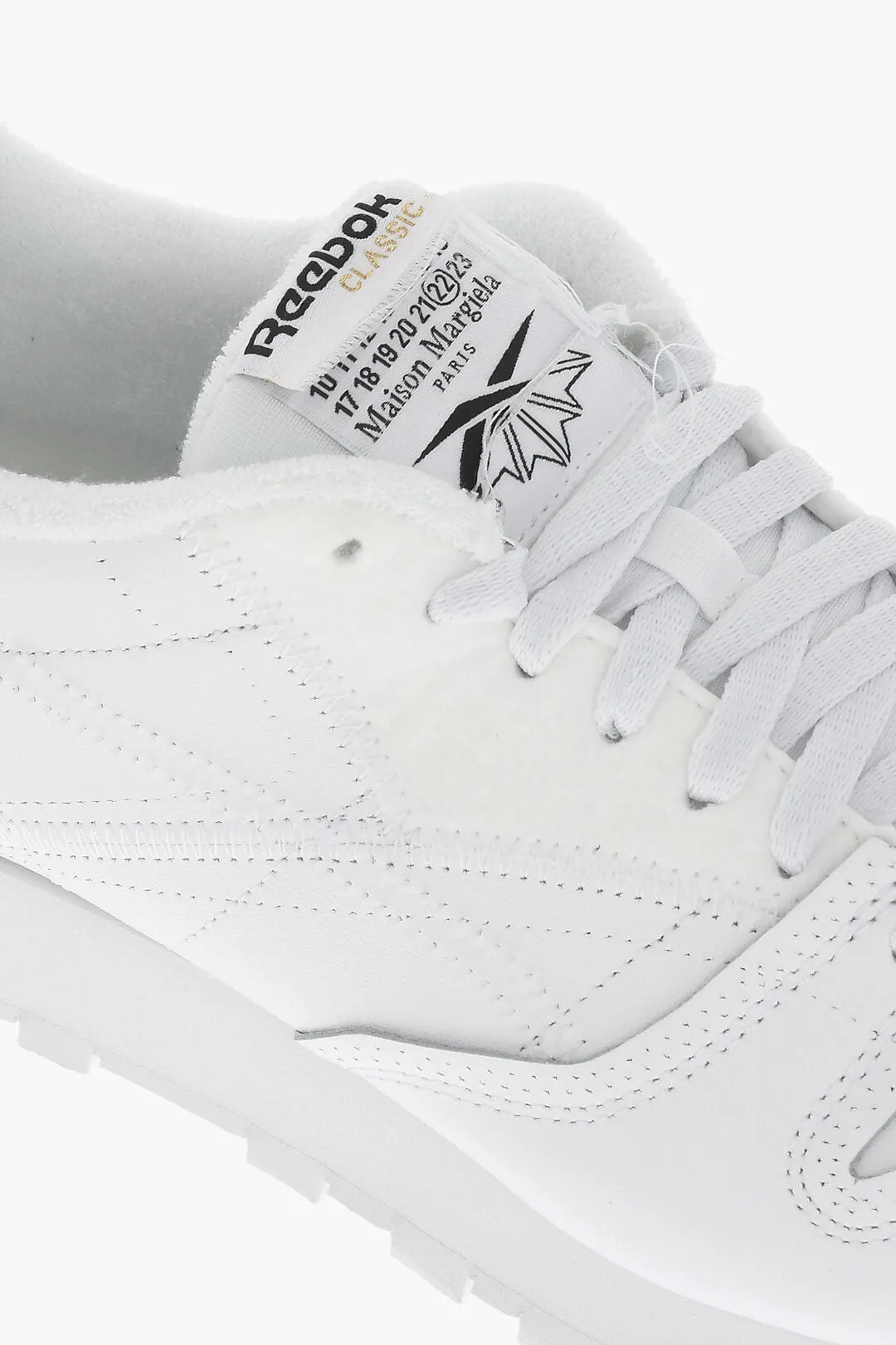 Maison Margiela Mm22 X Reebok Classic Monochrome Eco-Leather Unisex Sneakers