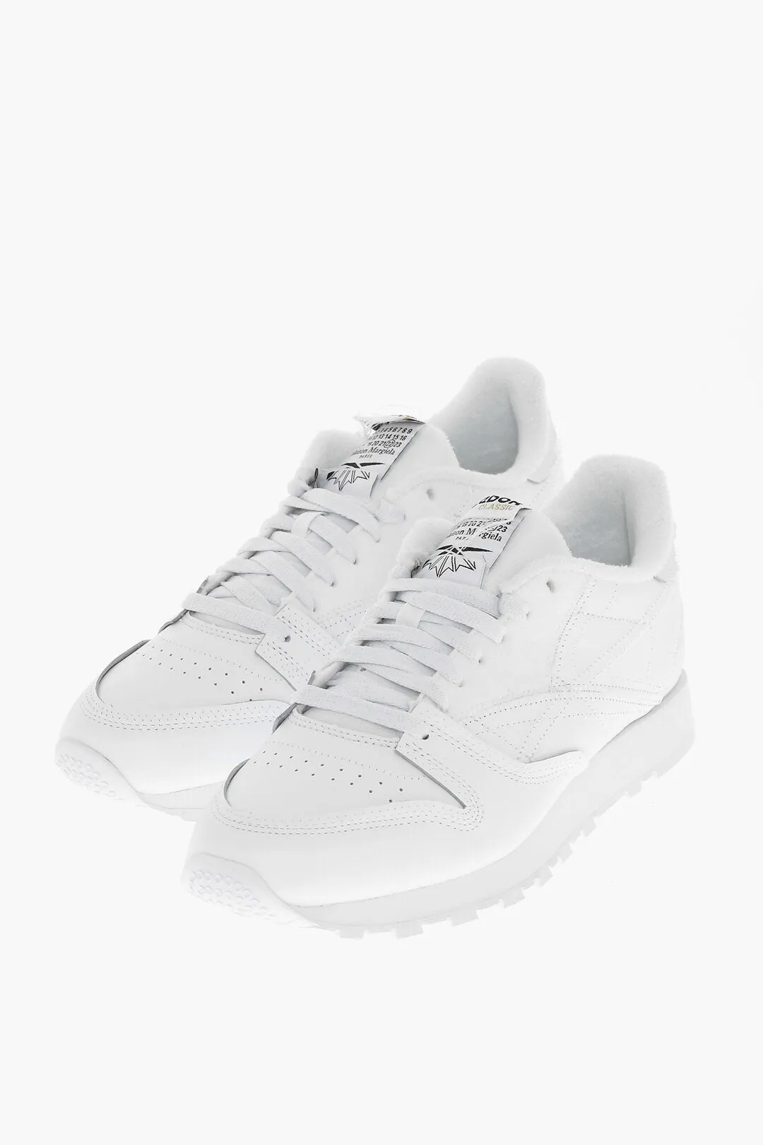 Maison Margiela Mm22 X Reebok Classic Monochrome Eco-Leather Unisex Sneakers