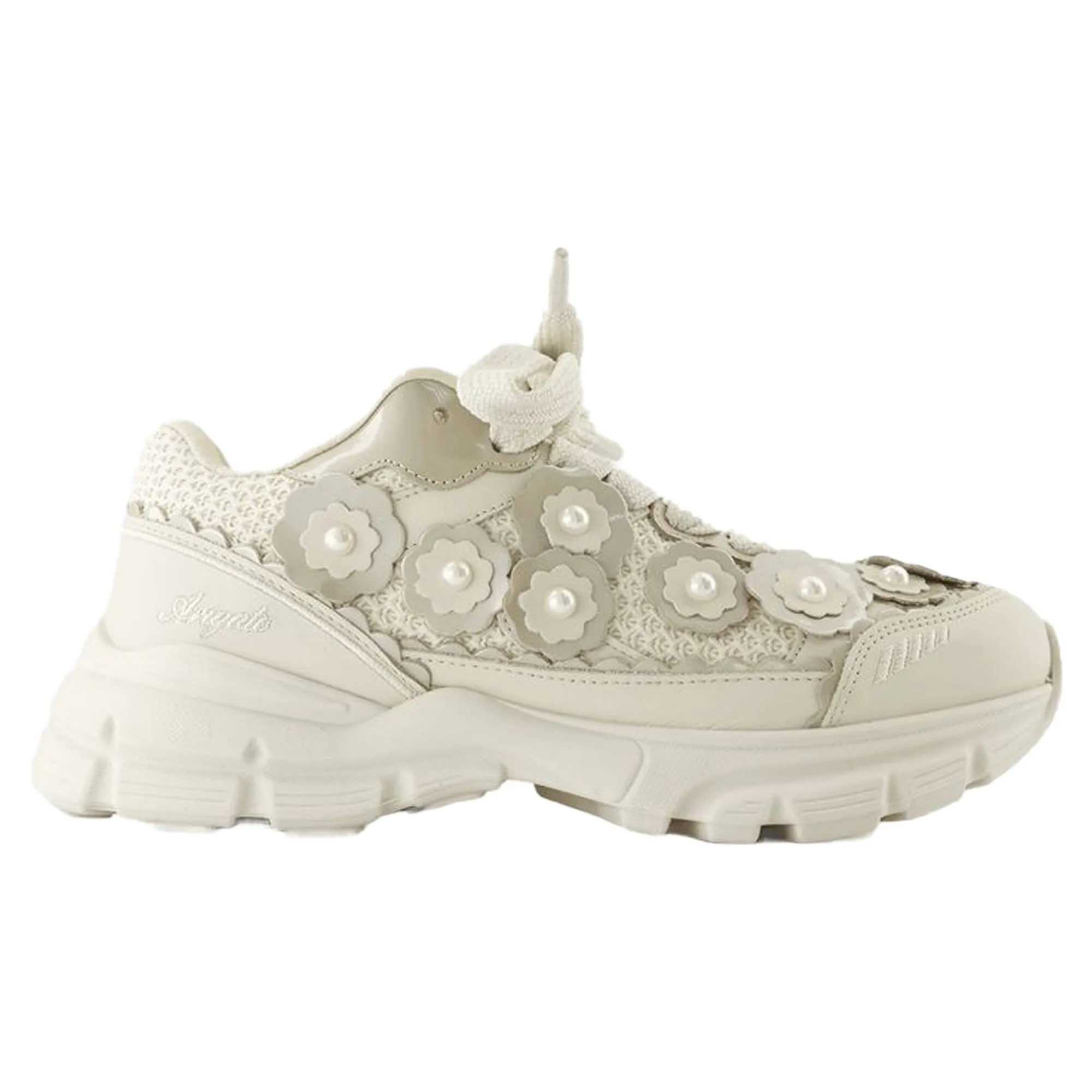 Marathon Flwr Sneakers - Axel Arigato - Leather - White