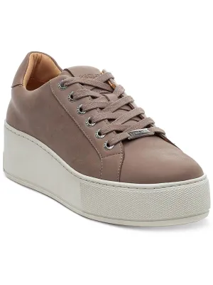 MAYA Womens Leather Casual And Fashion Sneakers