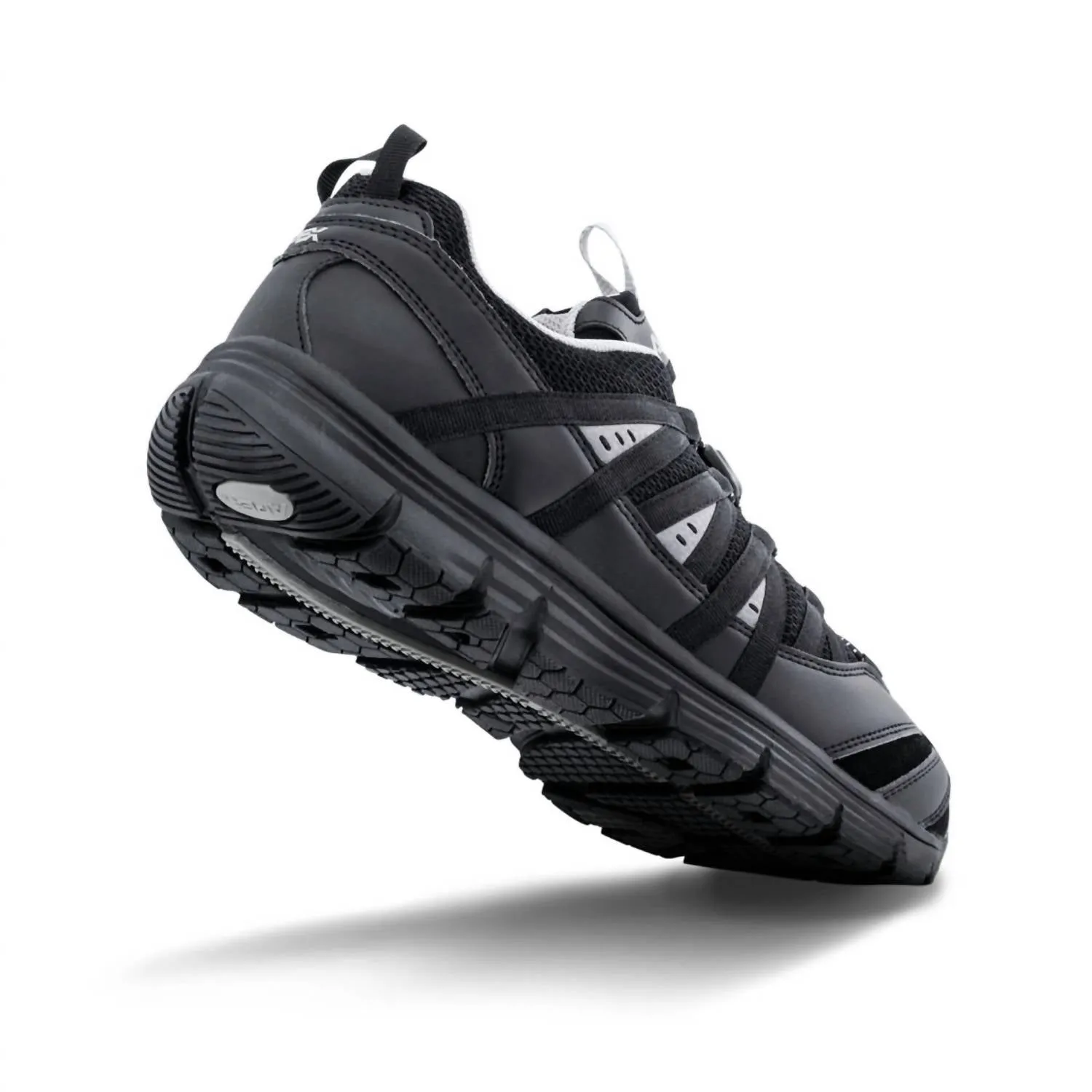 Men's Athletic Bungee Active Shoe - Extra Wide Width In Black