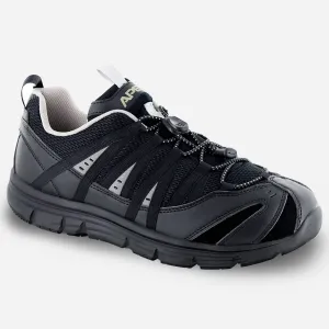 Men's Athletic Bungee Active Shoe - Extra Wide Width In Black